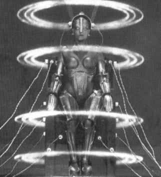 Brigitte Helm as the robot in Metropolis